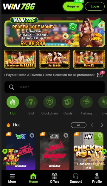 WIN 786 Game winning cash